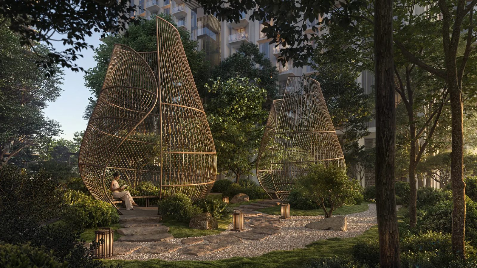 Pod garden at Sei Saadiyat