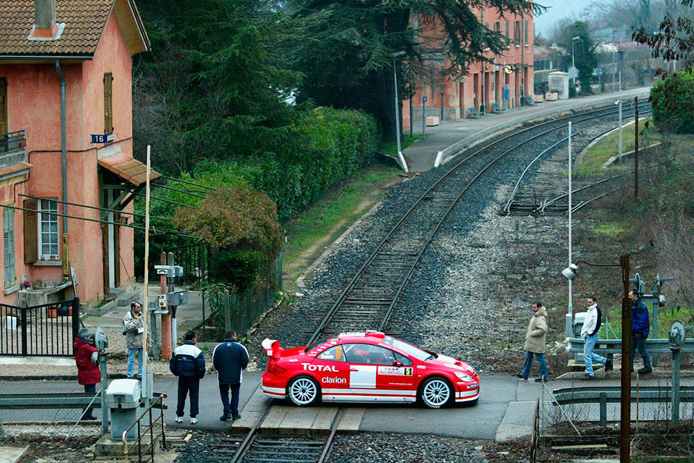 Маркус Гронхольм и Тимо Раутиайнен, Peugeot 307 WRC (952 PRV 75), ралли Монте-Карло 2004