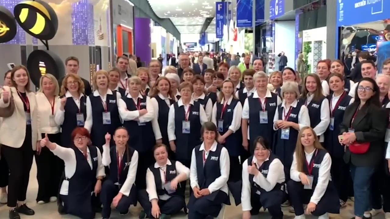 Команда Yeti Cleaning на Петербургском международном экономическом форуме