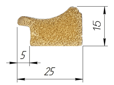 срез акварель