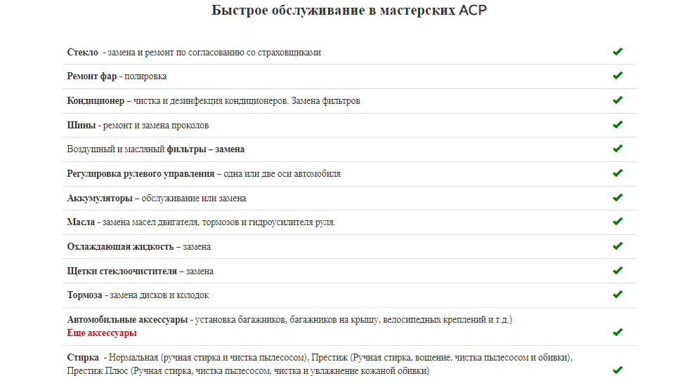 скидки ACP