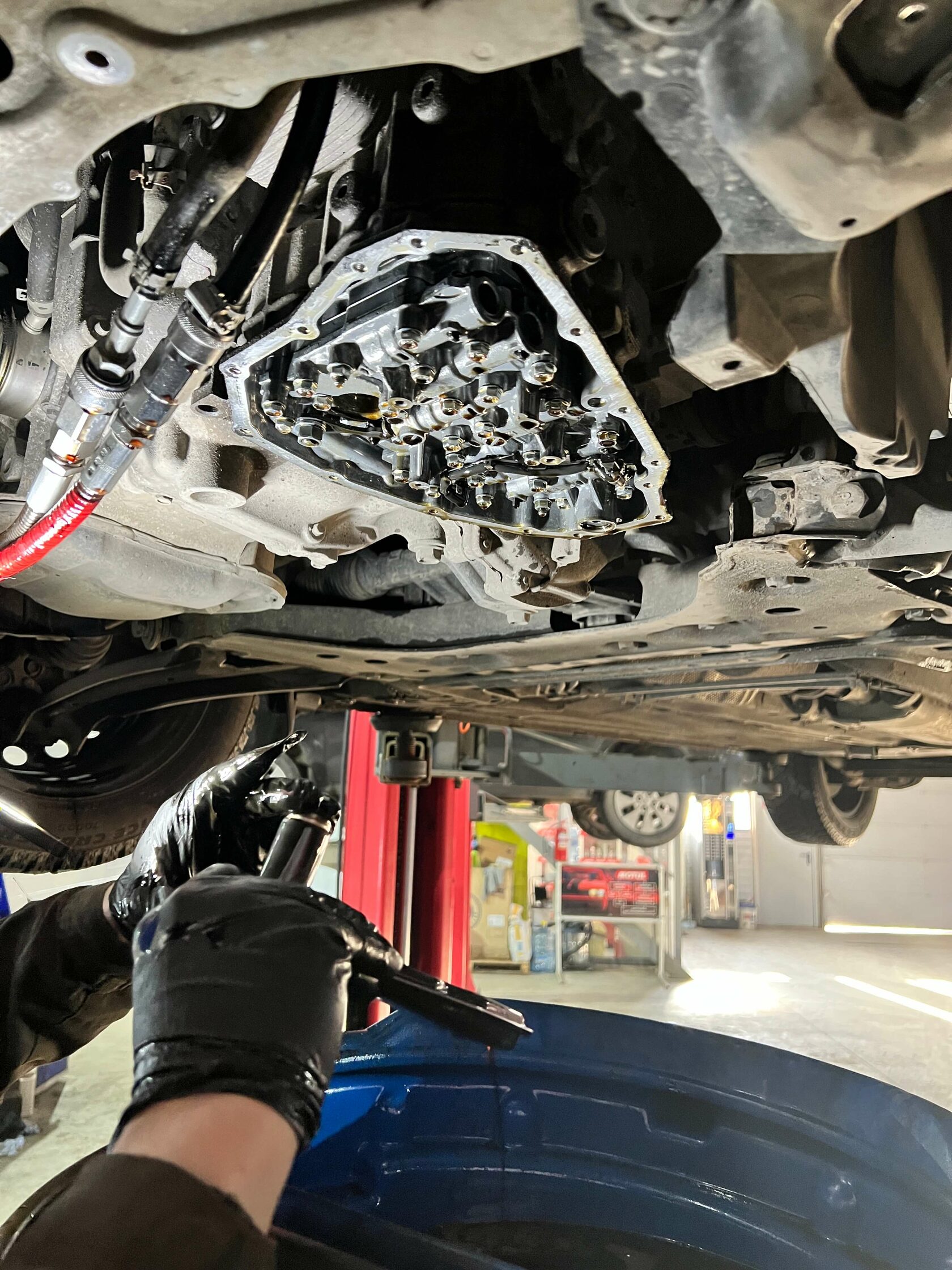 Демонтаж фильтра грубой очистки Jf015e