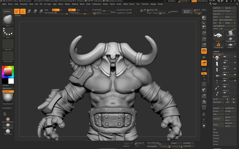 Как добавить изображение в zbrush