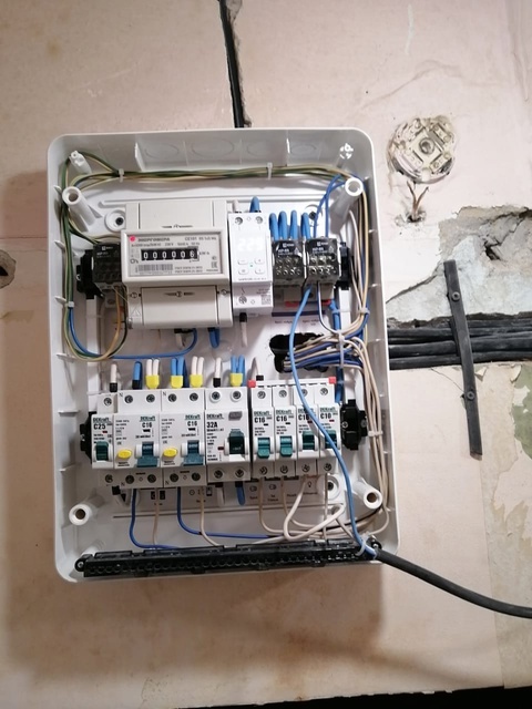 Расключение электрического щита