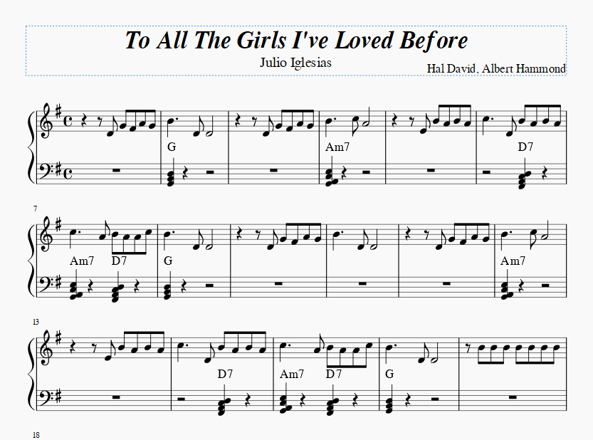 To All The Girls I've Loved Before