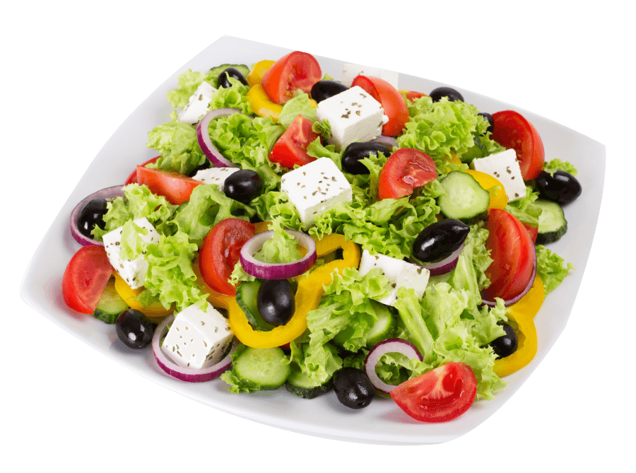 Овощной салат в меню кафе «Кит»