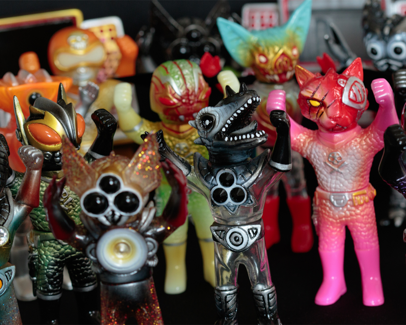 GALAXY PEOPLE sofvi ソフビ 3体セット THE GALAXY PEOPLE: SCI-FI TOY MAKER IN JAPAN