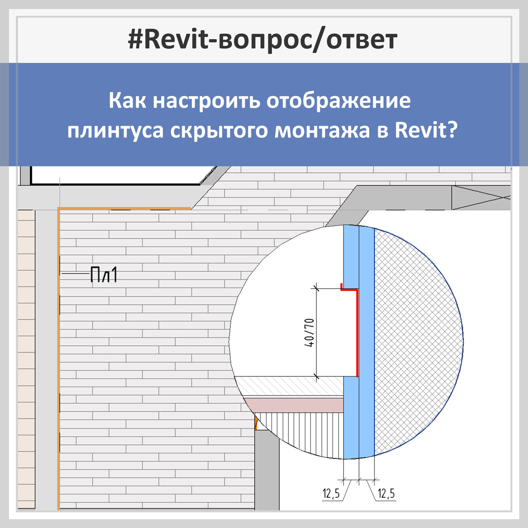 Как сделать плинтус в ревите