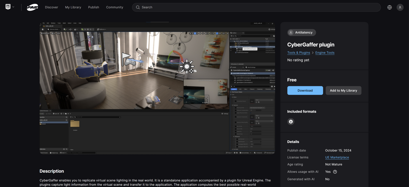 Plugin for Unreal Engine