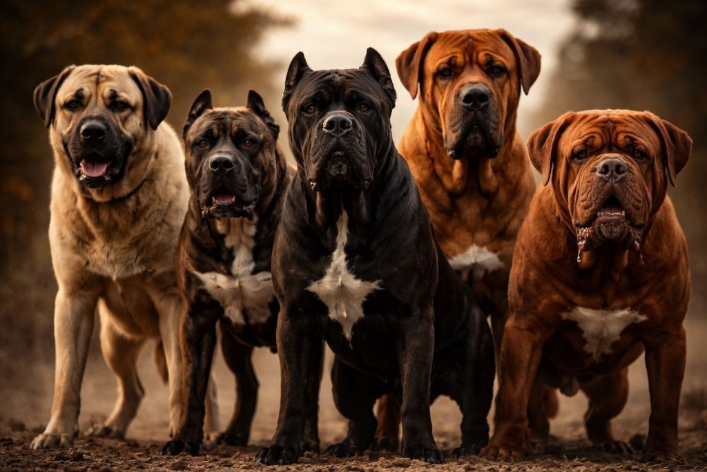 ТОП-5 собак с самым сильным укусом