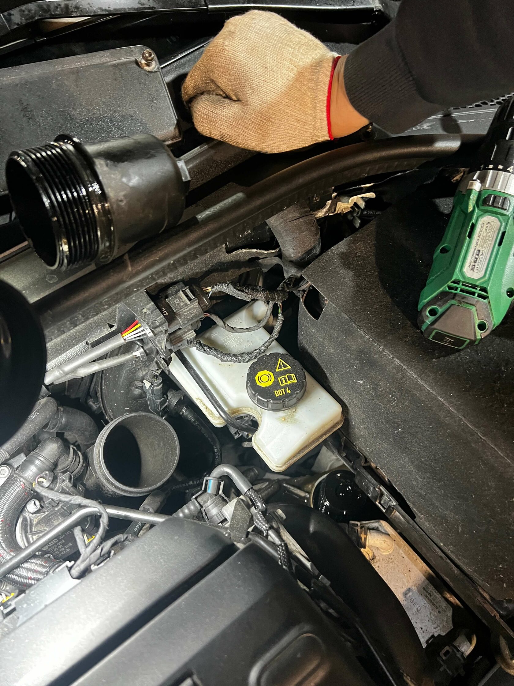 Демонтаж фильтра Замена фильтра DSG