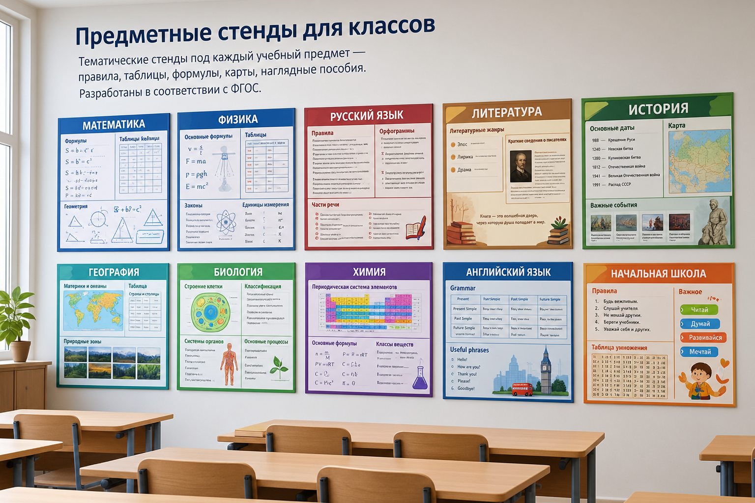 Классные уголки