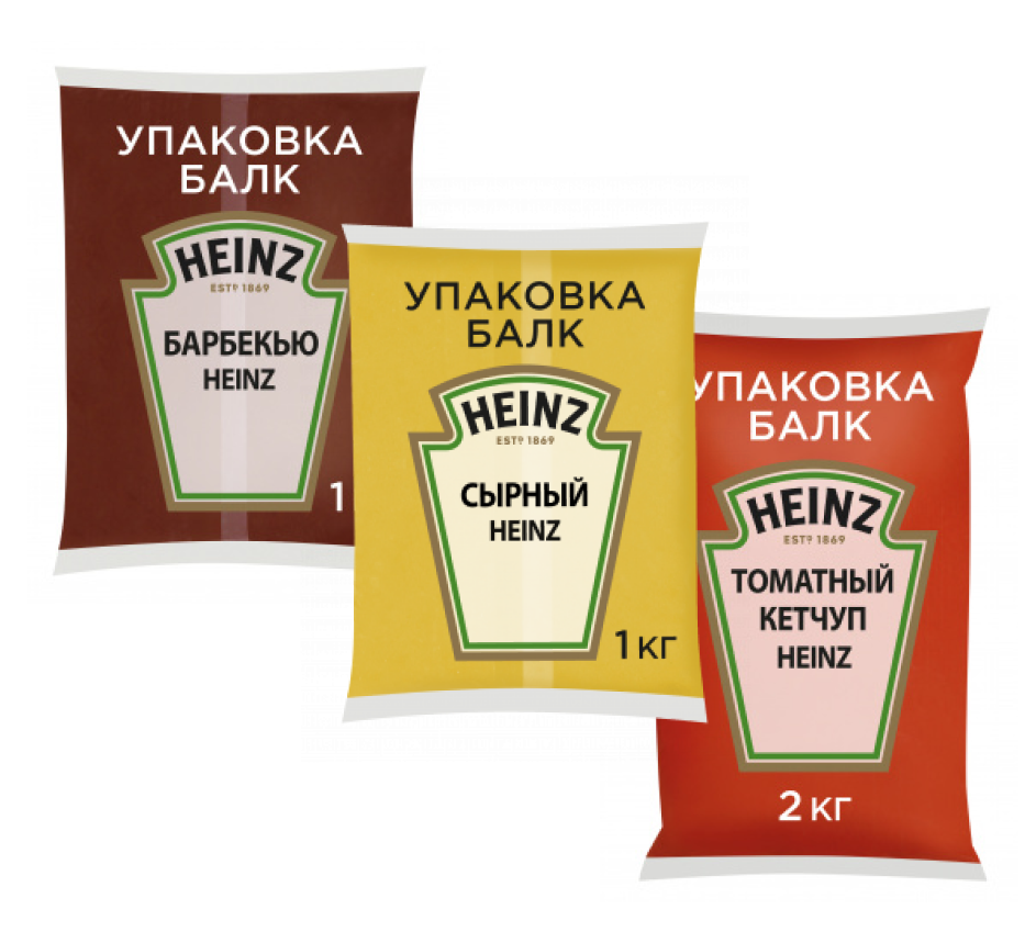 соусы Heinz в упаковке Балк