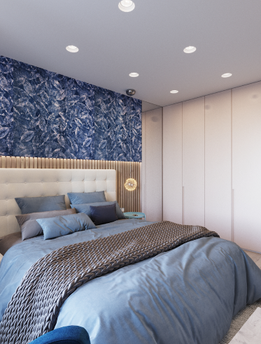 Современный дизайн-интерьер спальни