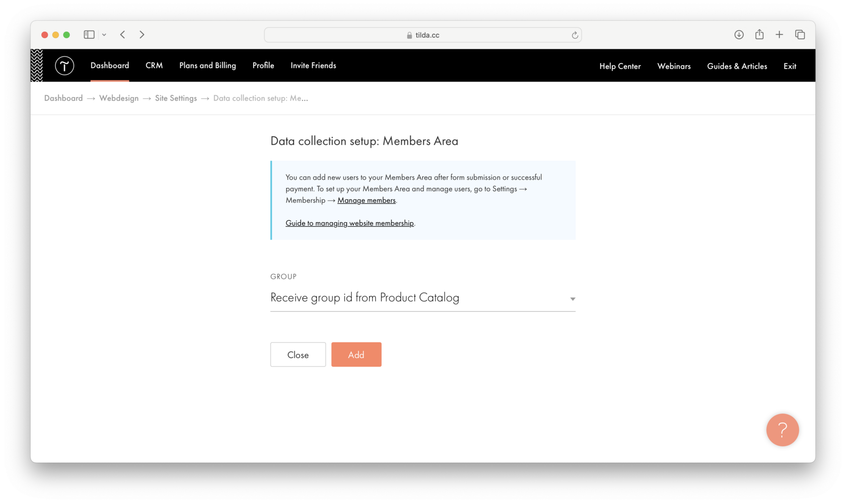 How To Manage Memberships And User Accounts │ Tilda Help Center