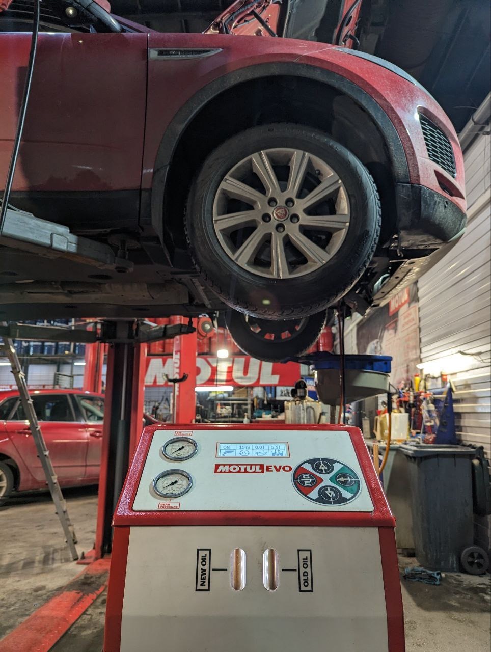 Состояние масла в АКПП Jaguar