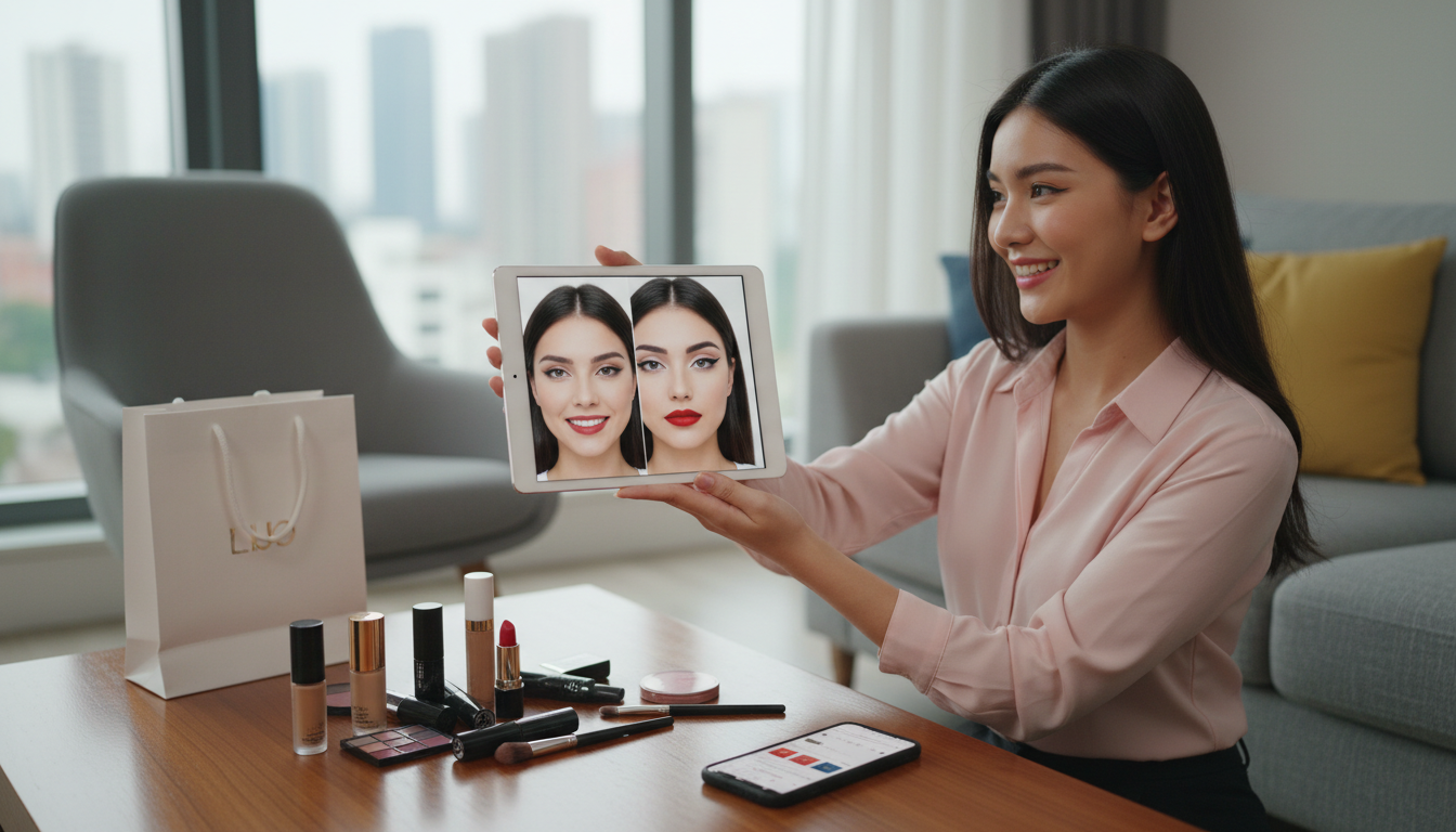 ИИ-примерка косметики на маркетплейсах: влияние на конверсию и стратегии брендов