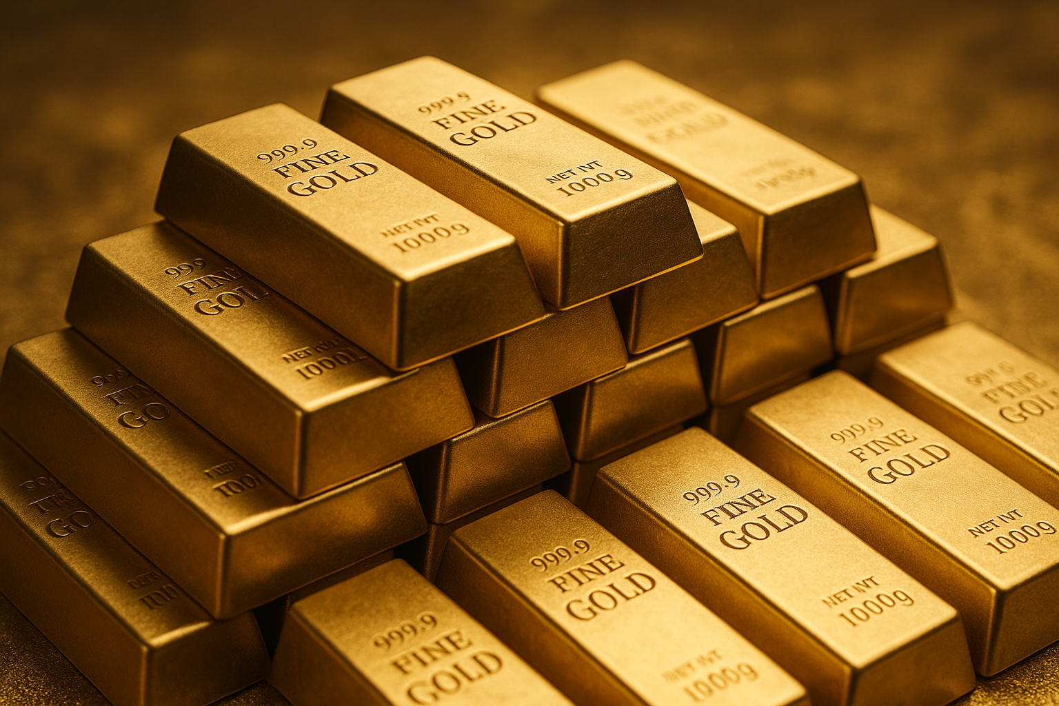 Золотые слитки как символ финансовой защиты