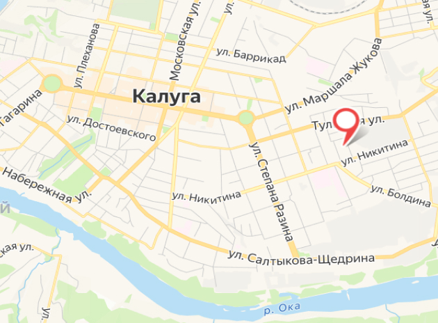 Расположение жилого комплекса Космополис застройщика Олимп в Калуге