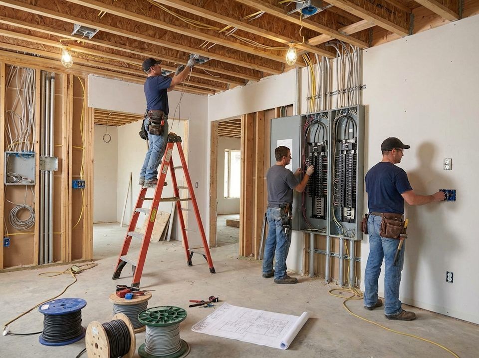 Электромонтаж частного дома