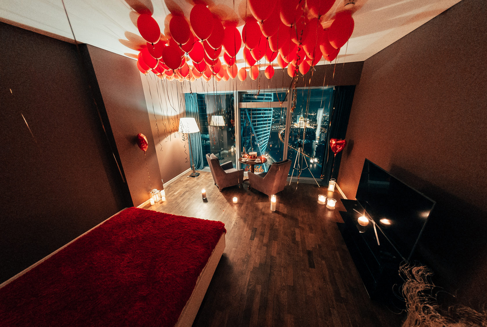 Свидание в Москва-Сити Romantic Room,