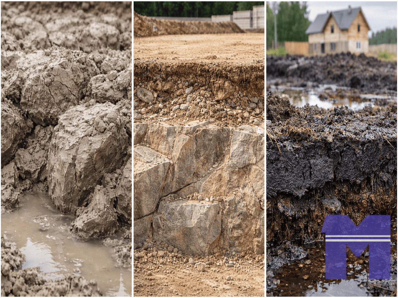 Типы грунтов под фундамент дома