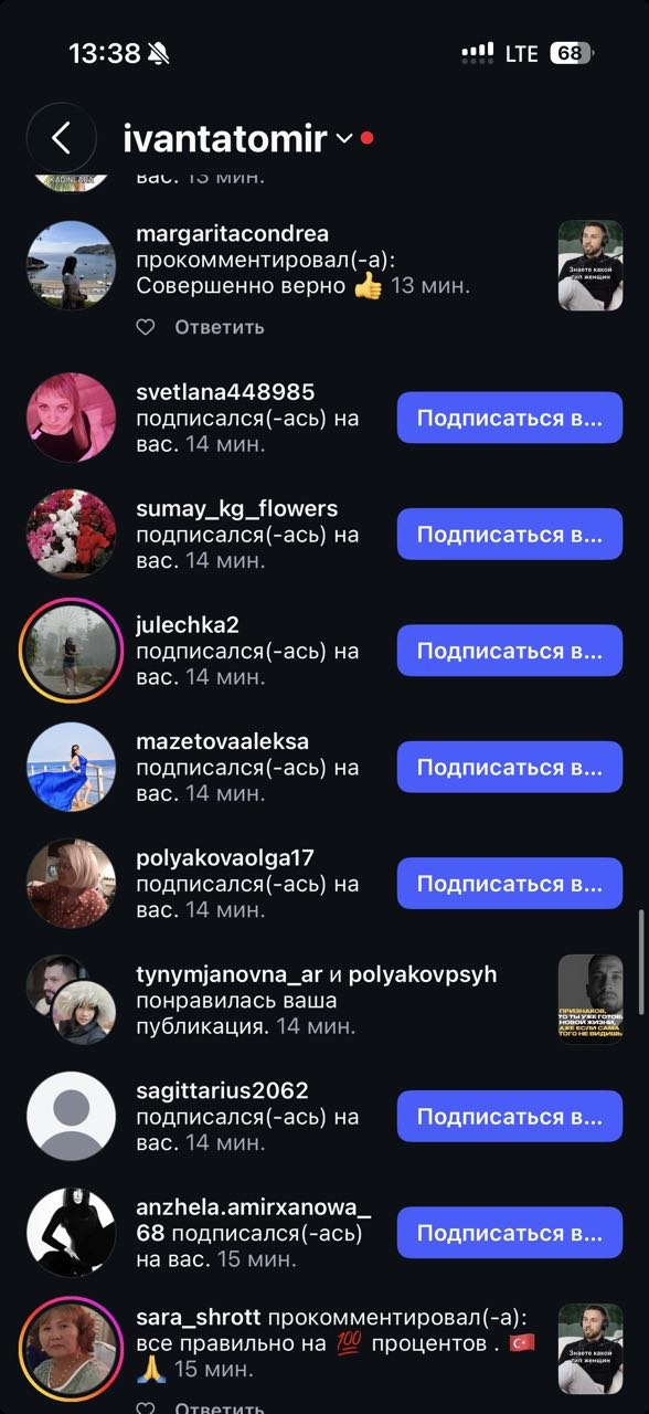 Пример упакованного профиля