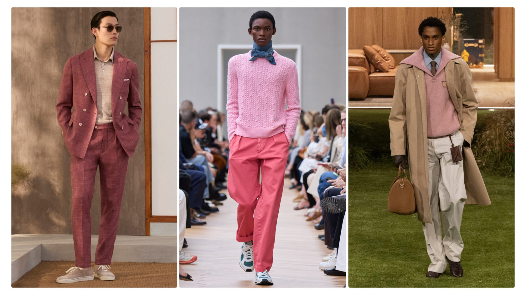 Показы Brunello Cucinelli, Louis Vuitton, Dior