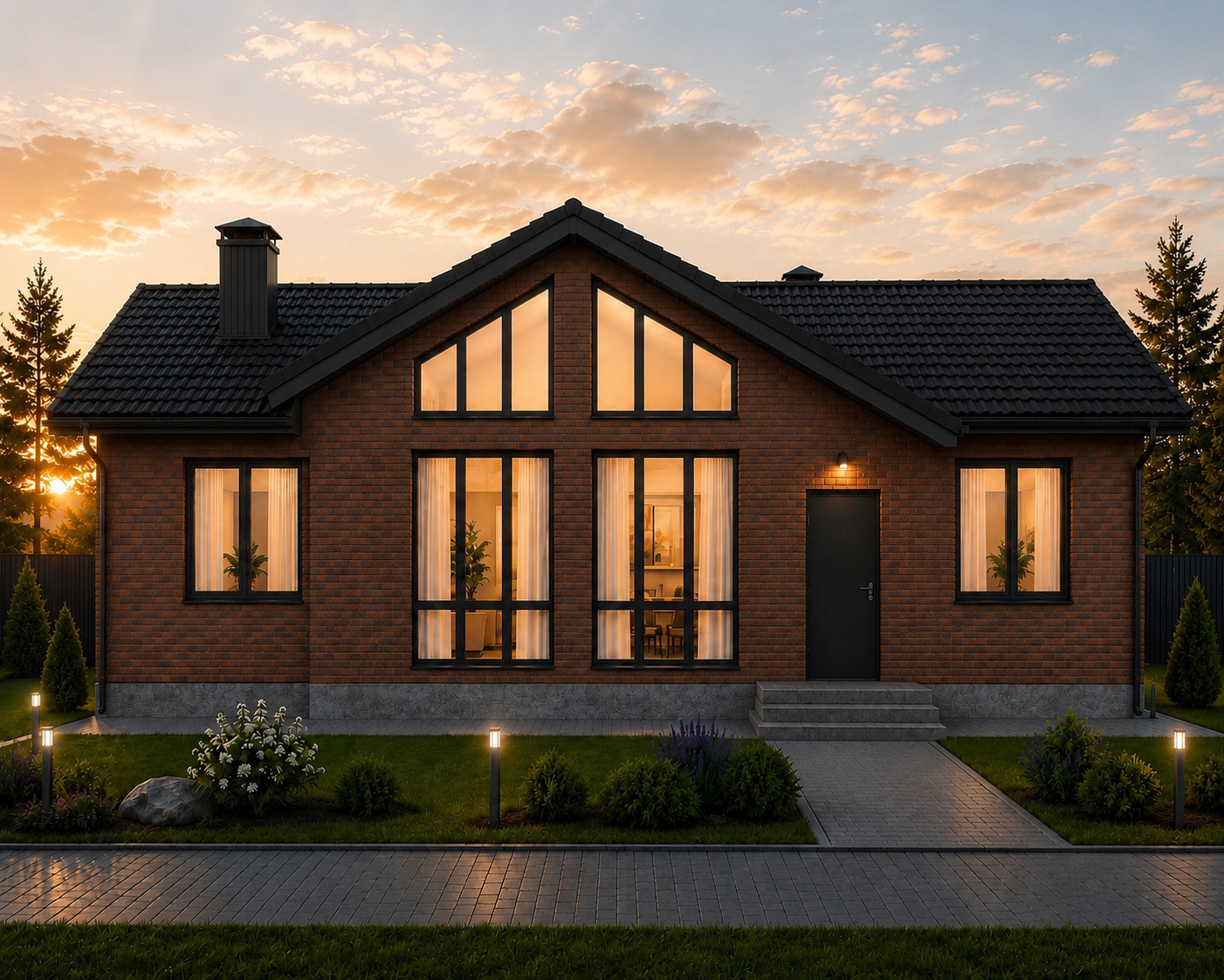 Комфорт 125 м², фасад