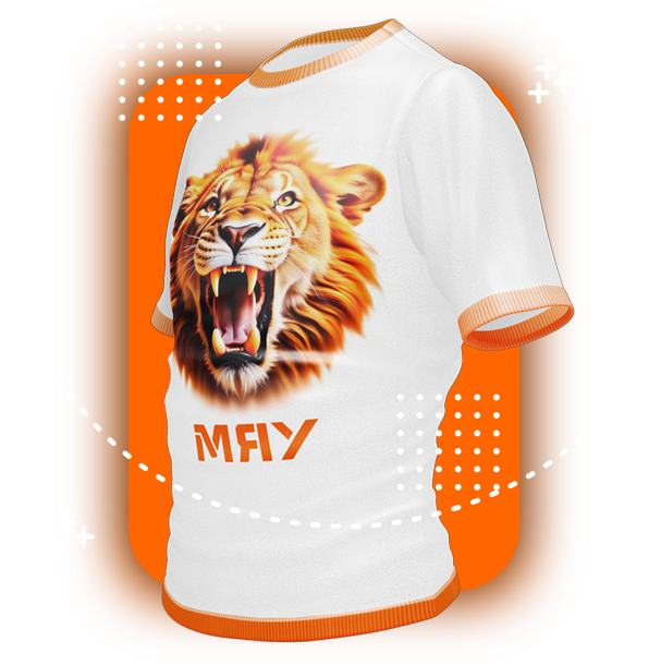 Пример печати DTF наклейки для одежды 