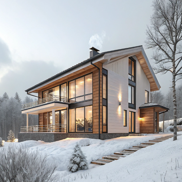 Скандинавский дом в российском климате: как сохранить стиль без ущерба для тепла | Архитектурное бюро Дивид