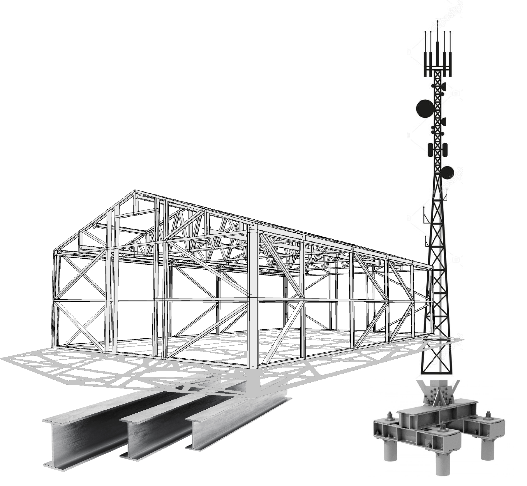 Металлоконструкции в Геленджик фундамент Металлоконструкции в Геленджик фундамент