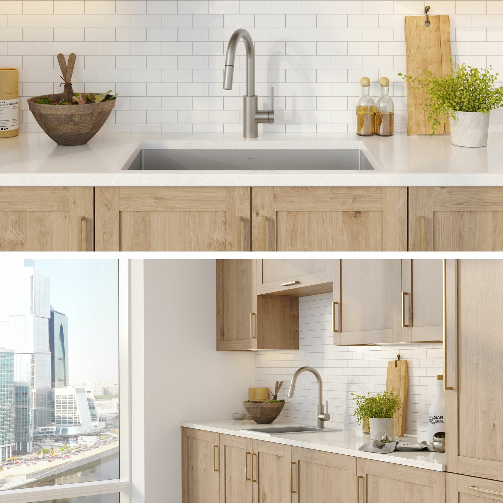 Кухонный смеситель Kraus KPF-2620SFS - изображение 7