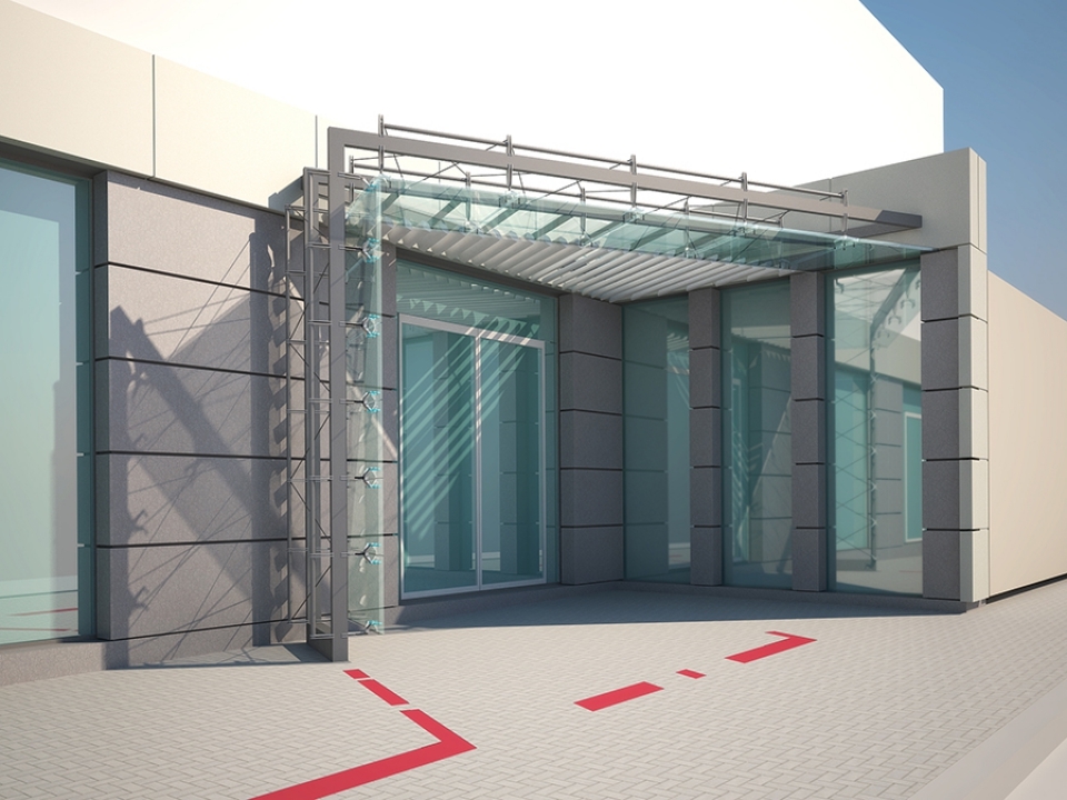 входная группа в офис