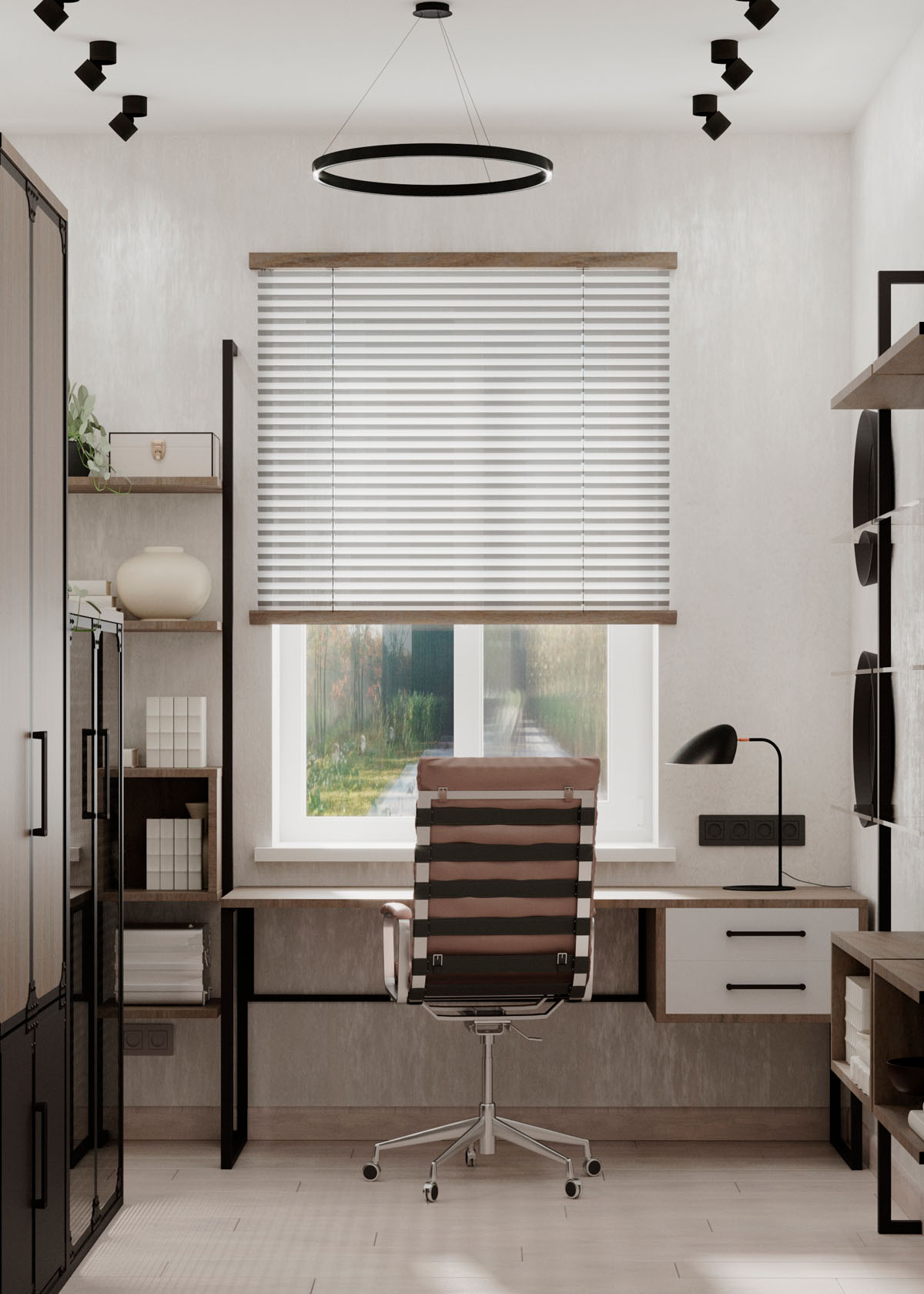 Мебель для кабинета, шкаф, стул, стол