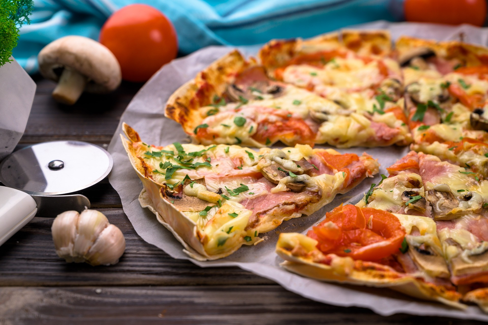 ингредиенты для пиццы в домашних условиях в духовке с фаршем и сыром фото 24