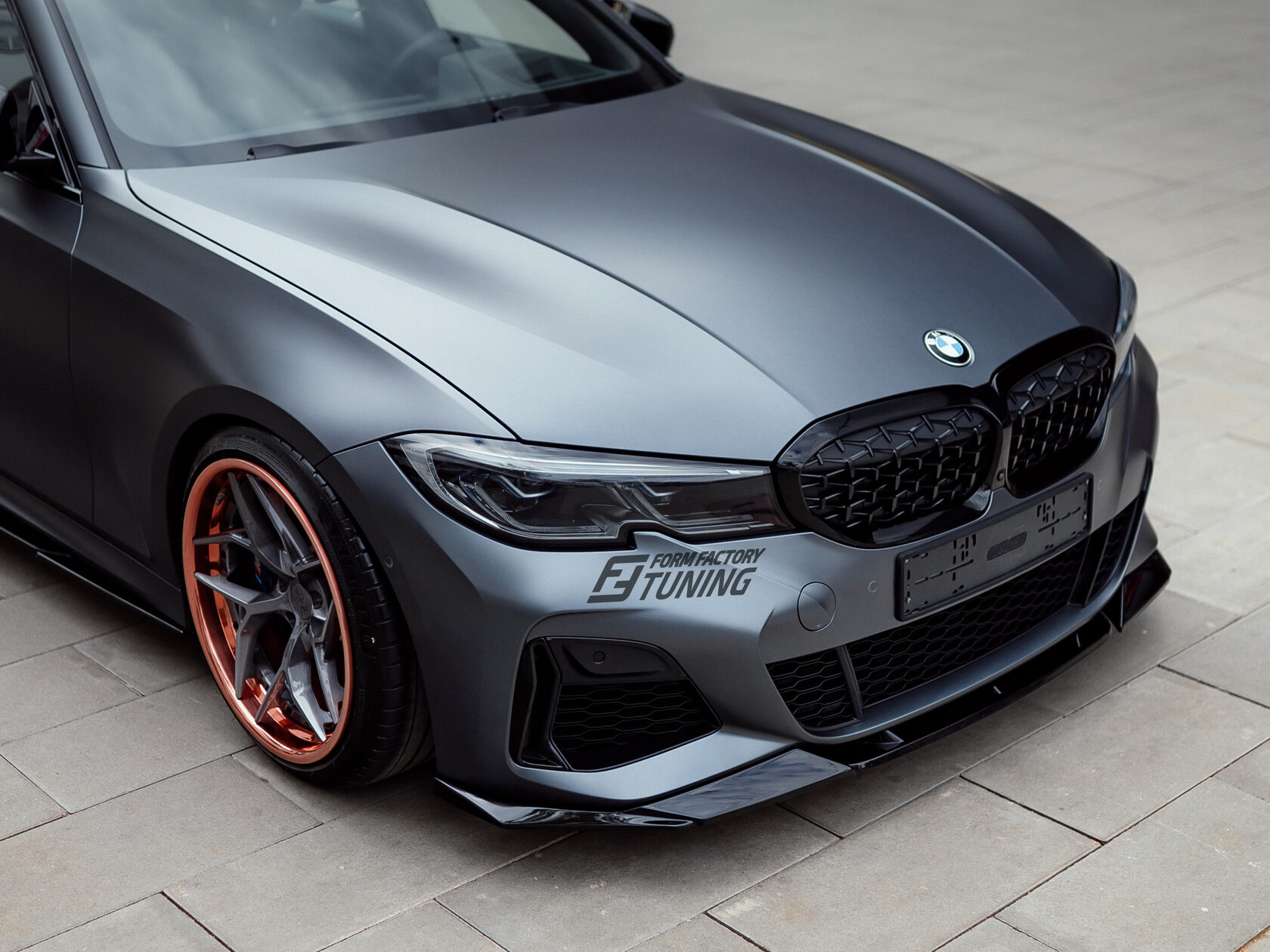 Комплект обвеса с элеронами заднего бампера BMW 3 G20- Form Factory Tuning