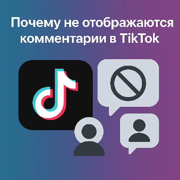 Почему не отображаются комментарии в TikTok