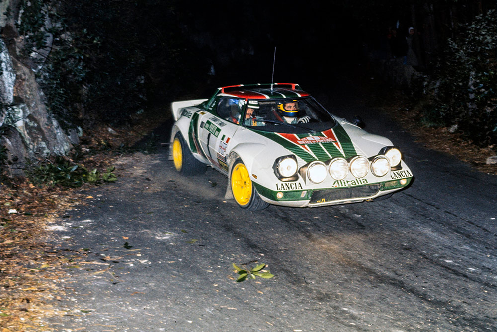 Сандро Мунари и Сильвио Майга, Lancia Stratos HF (TO M54374), ралли Португалия 1976