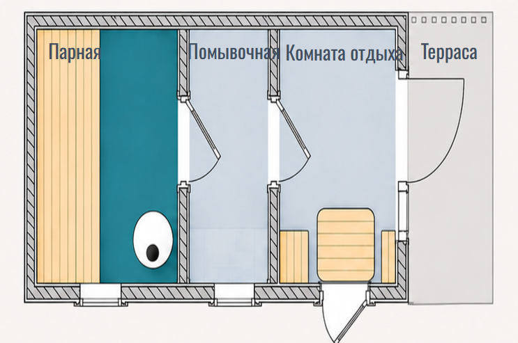 Планировка проекта Оптима Комфорт+