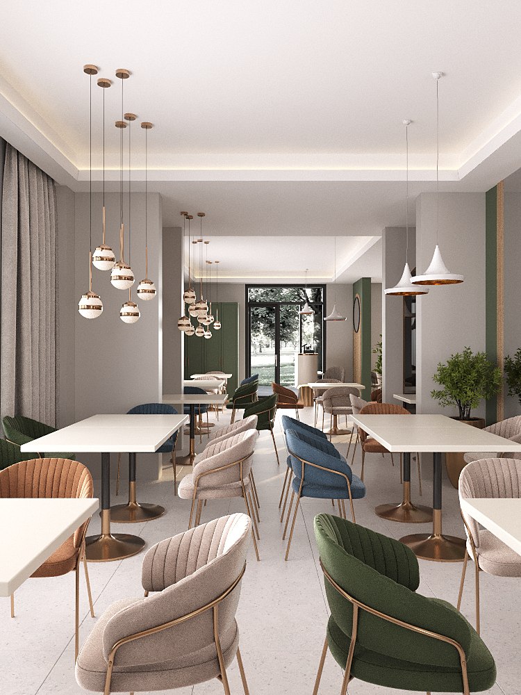 Ресторан a la carte с террасой в апарт-отеле Европа