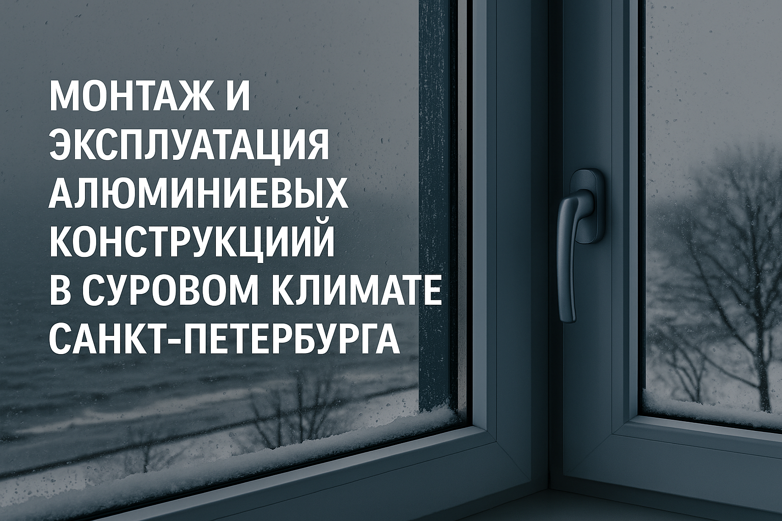 Монтаж и эксплуатация алюминиевых конструкций в суровом климате: Санкт-Петербург и Северо-Запад