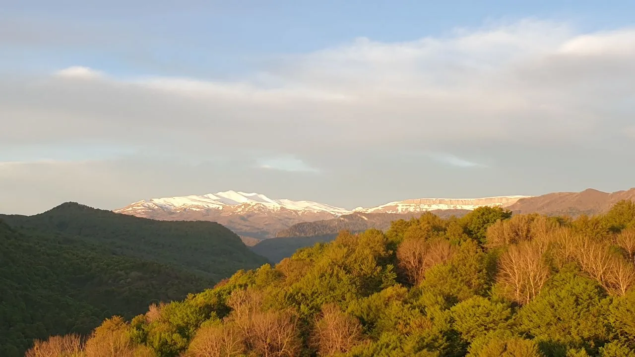 Горные пейзажи Кавказа