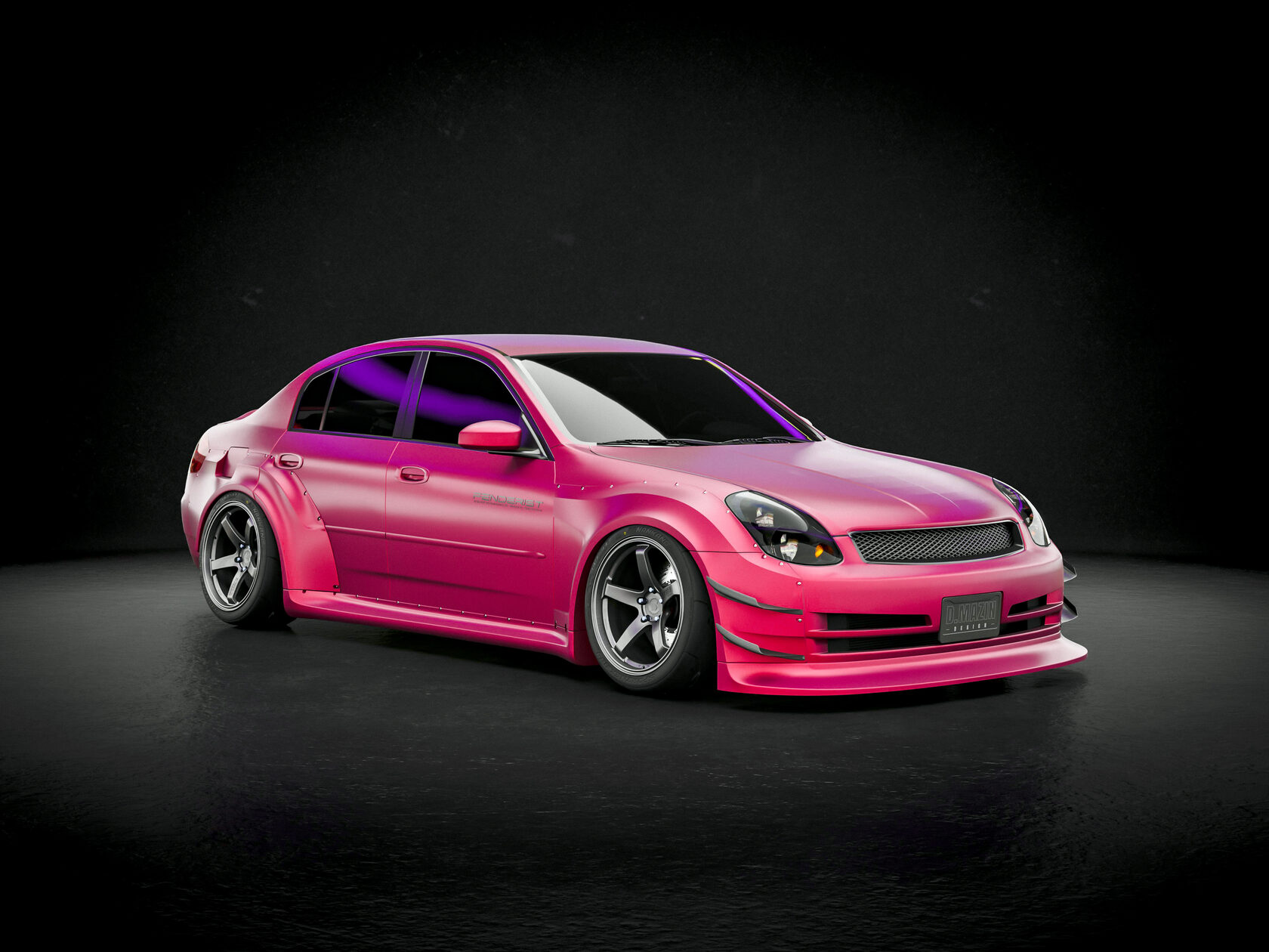 FENDERIST SPEC S Fender Flares Set / WIDE BODY KIT INFINITI G35