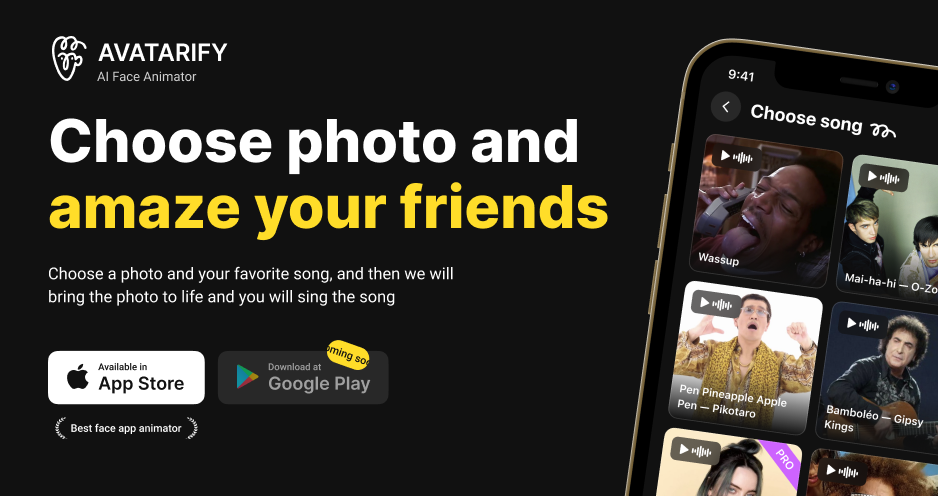 Avatarify — Bring your photos to life