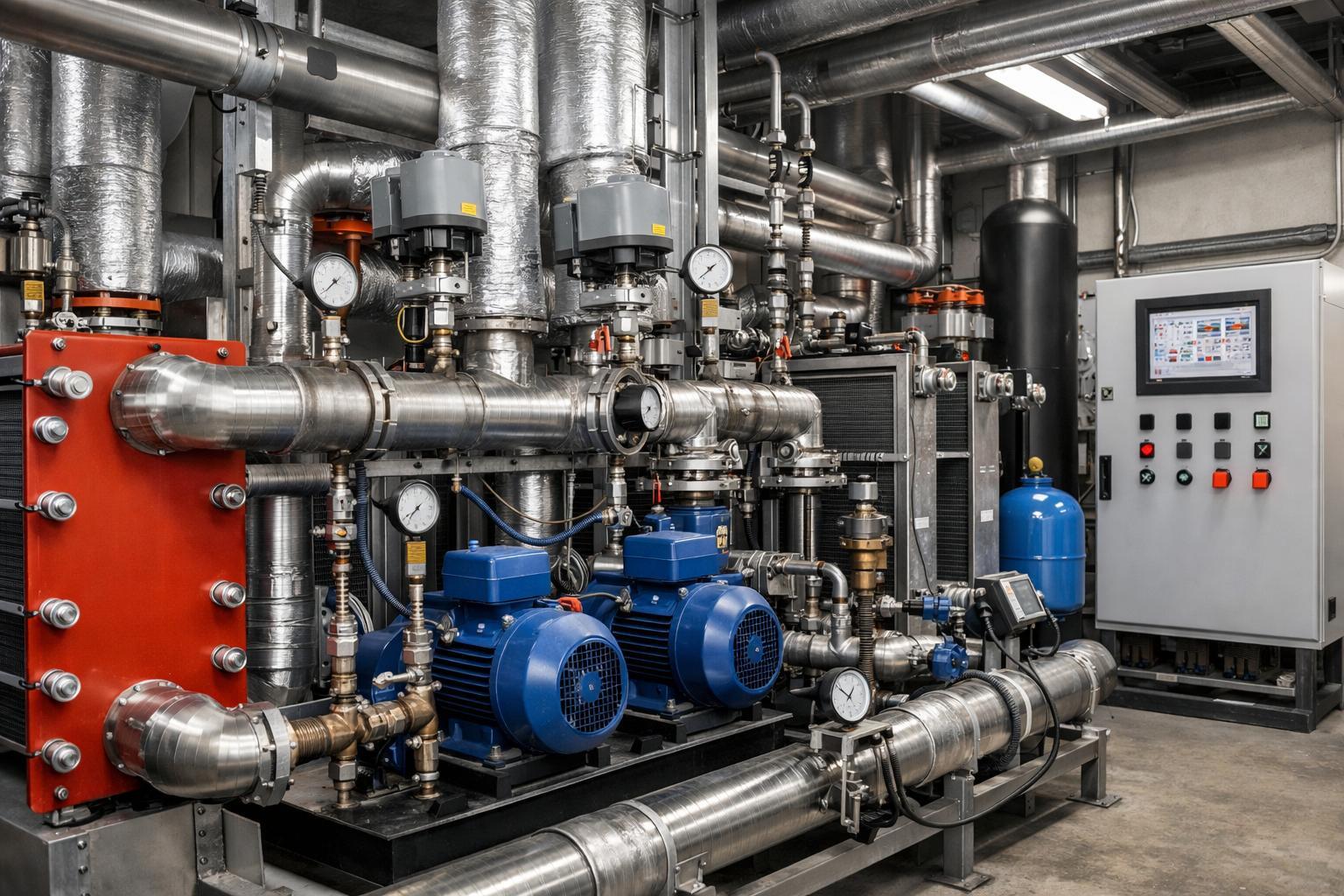 Централизованная система отопления промышленного объекта