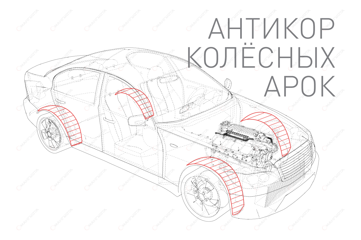 Антикор колесных арок Waxoyl - стоимость в СПб