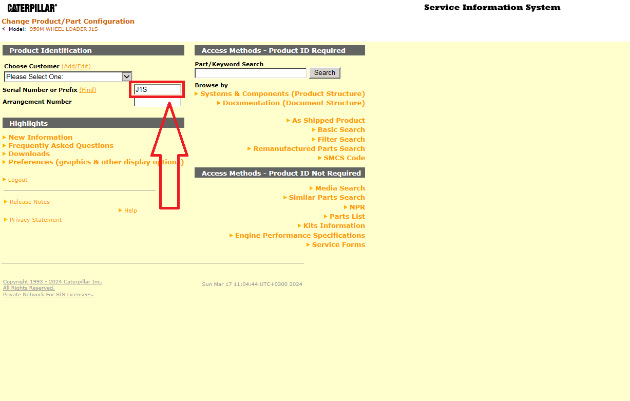 Sis Serial Number Instructions, manual for SIS CAT - Service Information System. Step-by ...