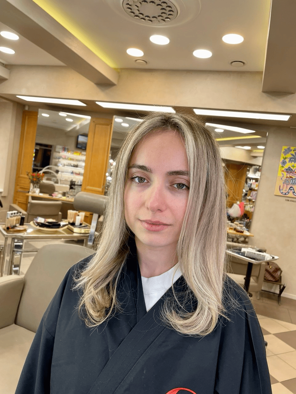 Холодные оттенки блонда