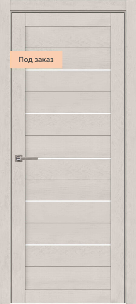 Дверь межкомнатная Eco Light Soft Touch 2127 остекленная цвет Софт Кремовый